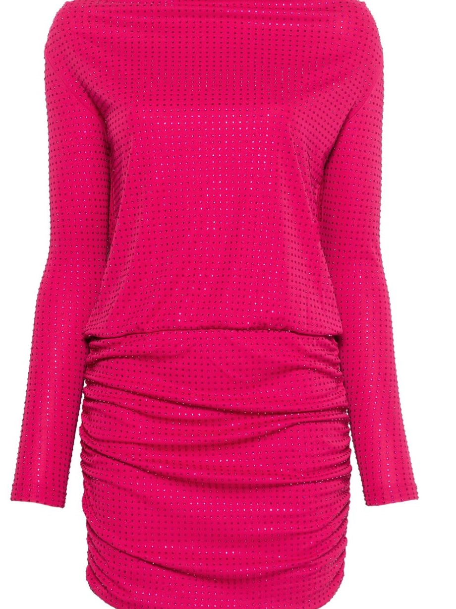 Affordable Versace Women mini dress Couture Jeans rhinestone-embellished 0815